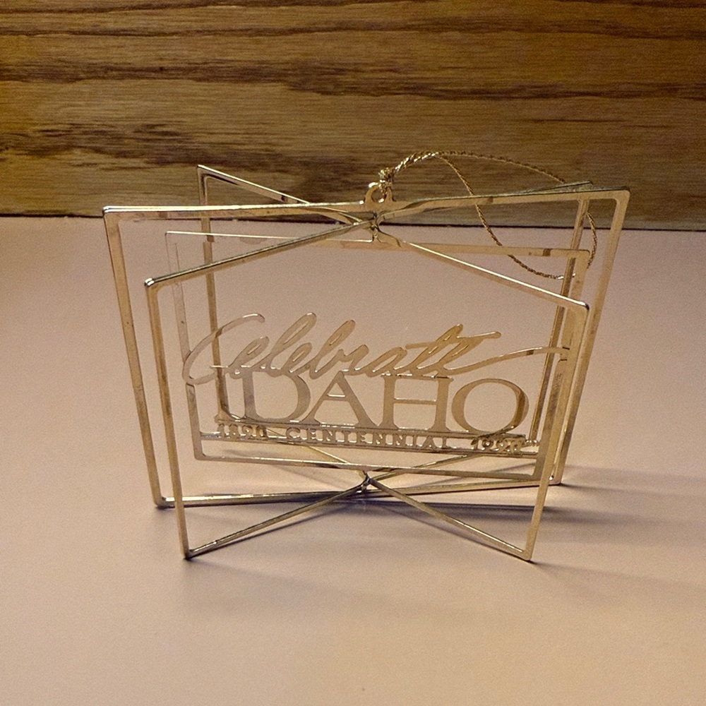 Gold Holiday Ornament